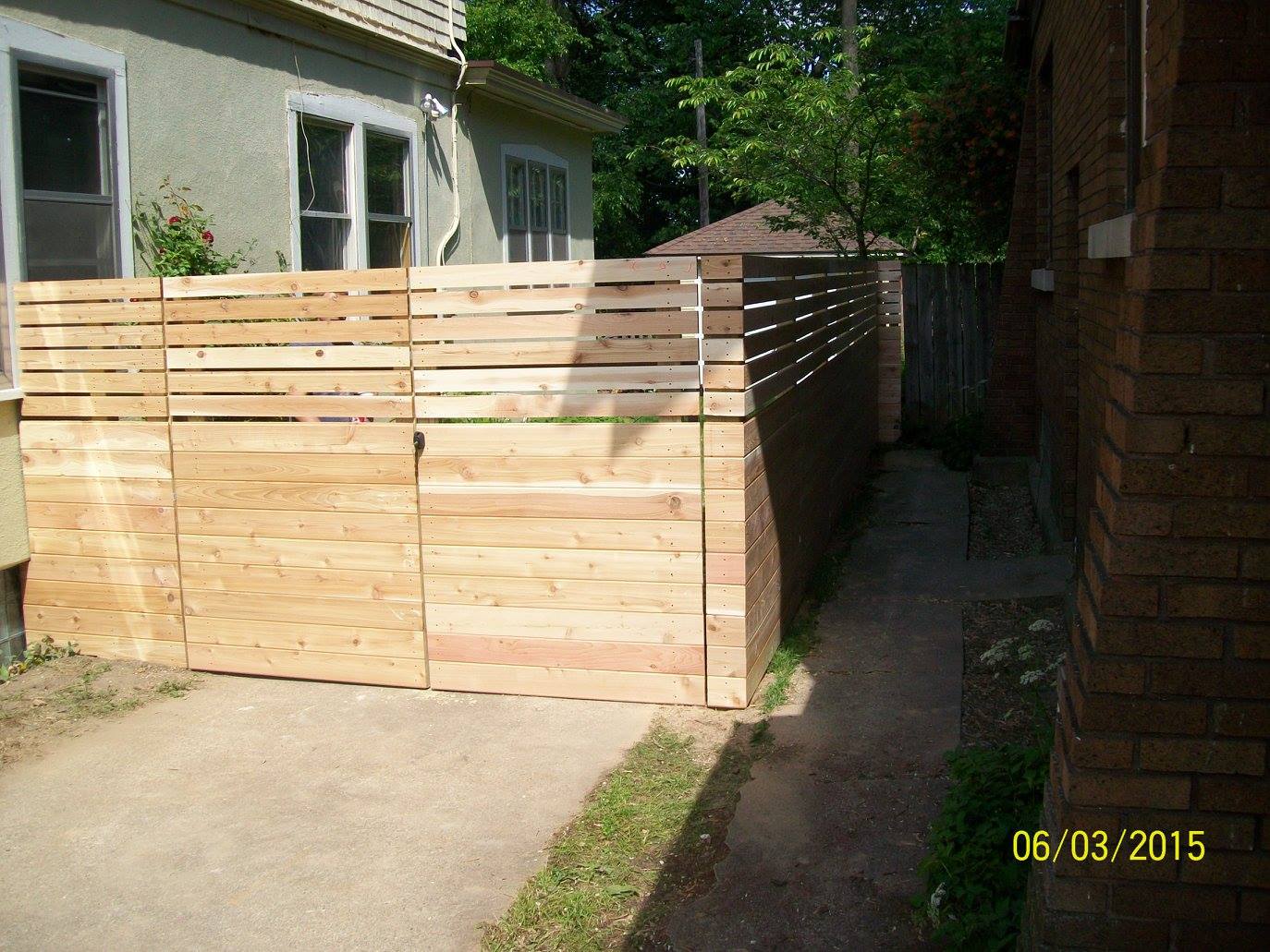custom designed Fence by Alto Fencing Services